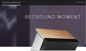 BeoSound Moment、“気分に合った音楽”を再生するスピーカー