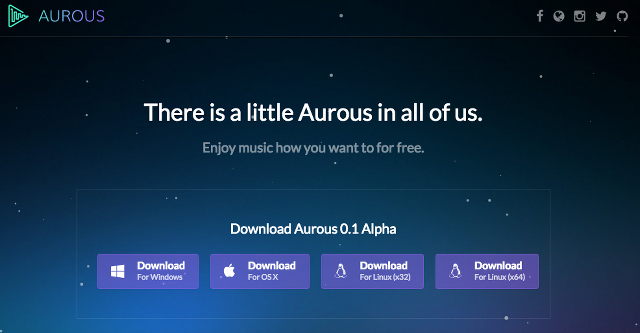 Aurous、既にダウンロードできなくなっている・・