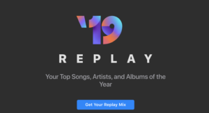 Apple Musicがプレイリスト「Replay」を開始、ユーザーの一年を振り返る